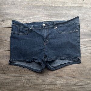 Dots Denim Blue Jean Women's Shorts 20